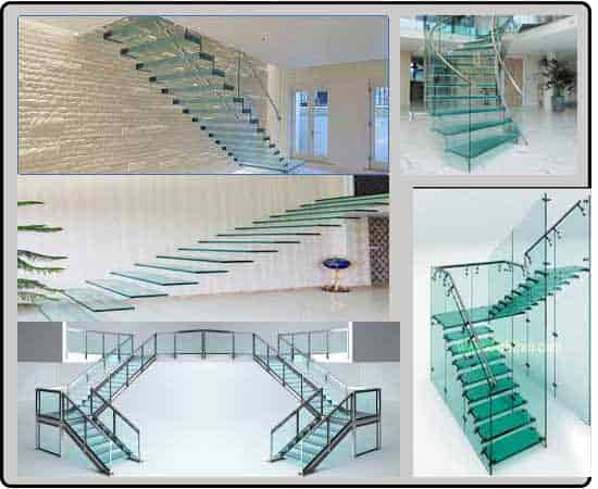 پله شیشه ای